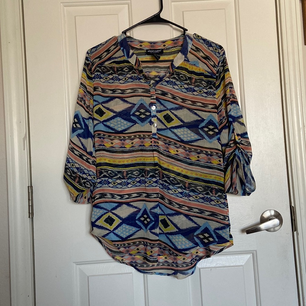 About A Girl 1/4 sleeve shirt